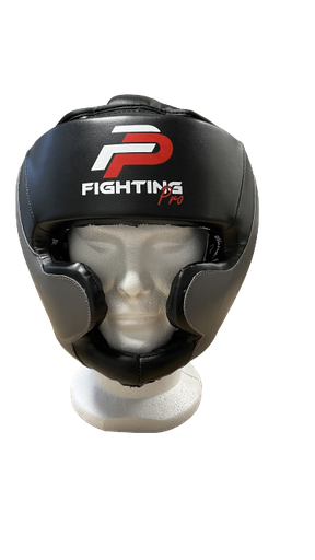 Casque de boxe protection menton et pommettes